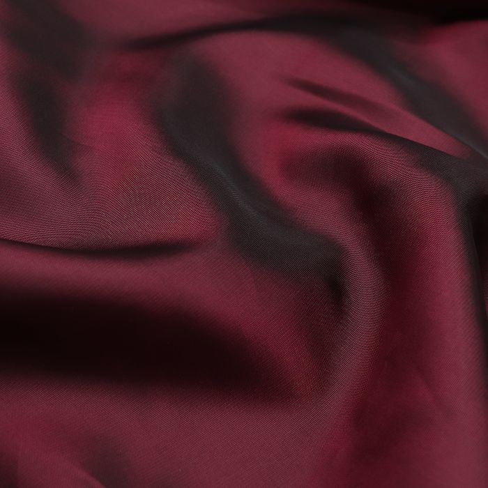 Ткань подкладочная шир.145см, цв.черный/бордо