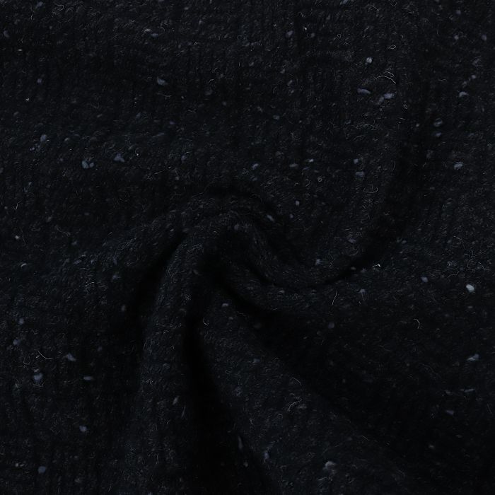 Ткань пальтово-костюмная шир.130см, цв.черный с ромбами