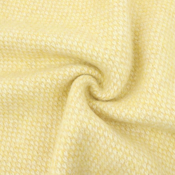 Ткань пальтовая шир.145см, желтая рябь