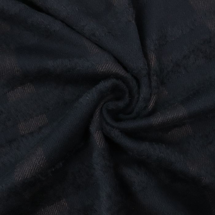 Ткань пальтово-костюмная шир.150см, коричнево-черные квадраты