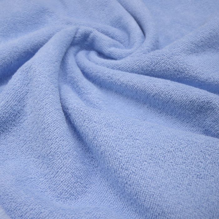 Ткань махровая шир.155см, цвет голубой