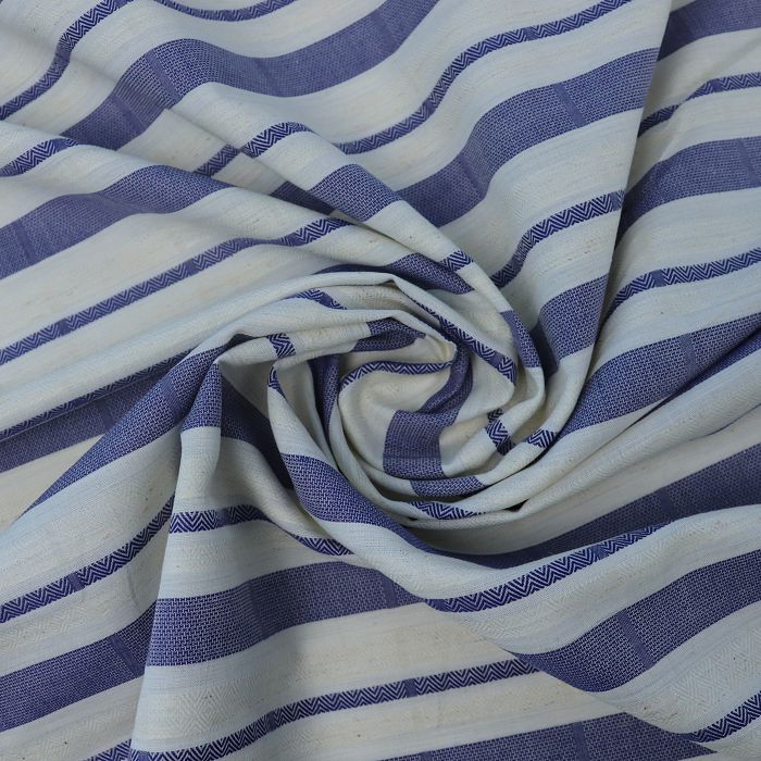 Ткань рубашечная шир.150см, синяя полоса