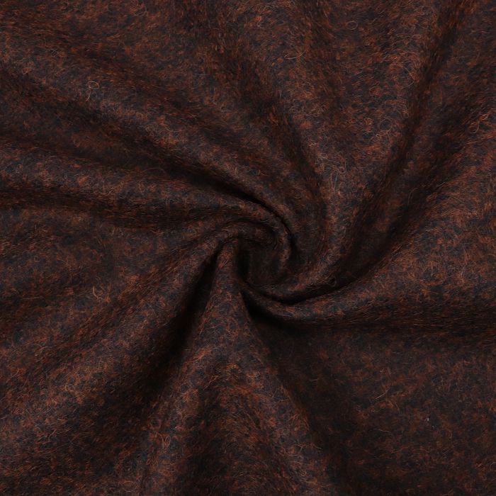 Ткань пальтовая шир.125см, цв.черно-коричневый