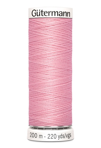Нитки Guetermann 200м, цвет 043,бледно-розовый