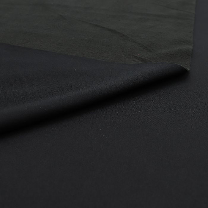 Ткань трикотажная 3х-слойная мембранная шир.150см, черный/черный