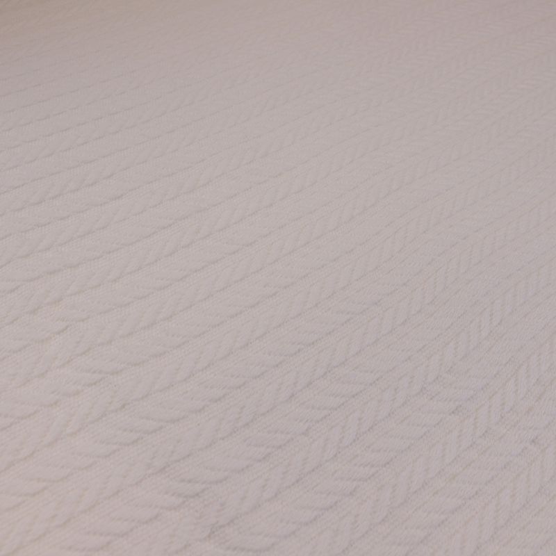 Вязаное полотно шир.240см, цвет белый-вязка коса