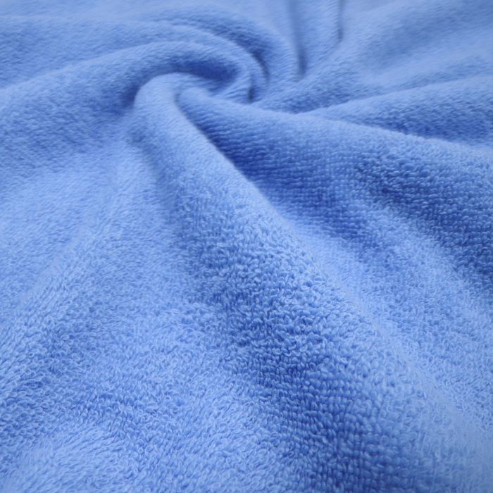 Ткань махровая шир.155см, цвет ярко-голубой