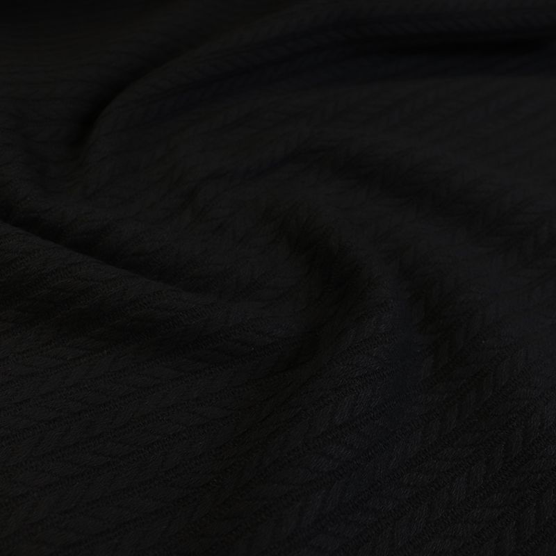 Вязаное полотно шир.240см, черный