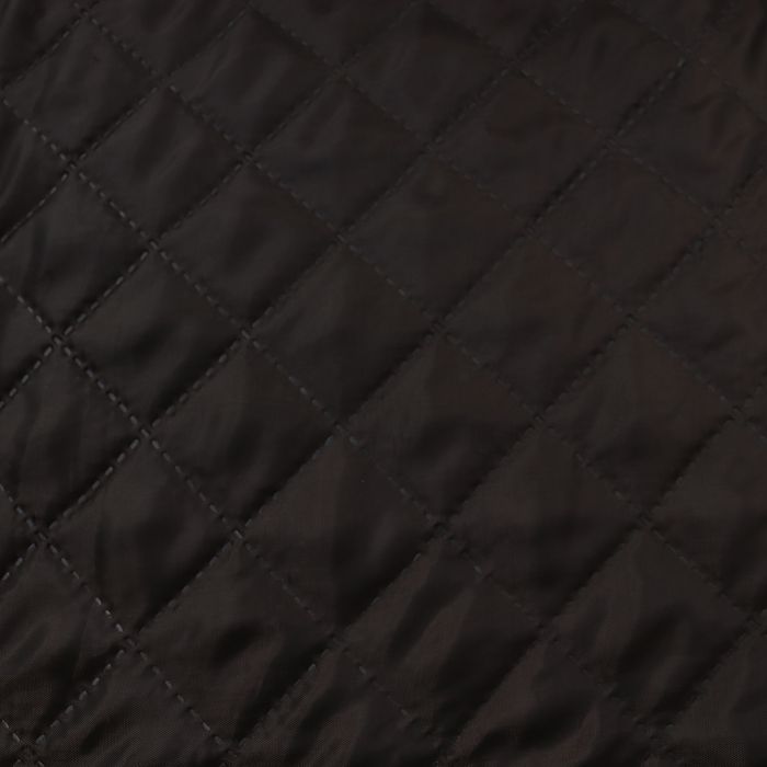 Ткань подкладочная стеганая шир.145см, цв. темно-коричневый