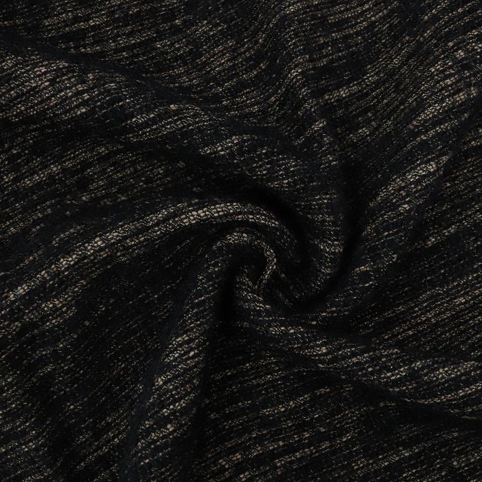 Ткань пальтово-костюмная шир.140см, цв.черно-коричневый