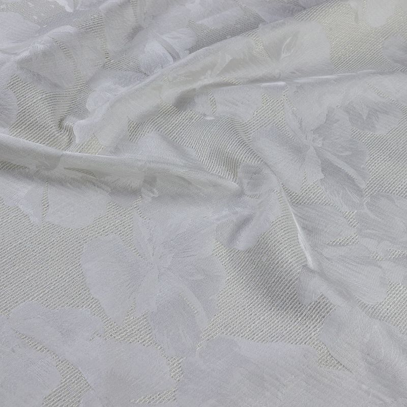 Ткань костюмная жаккард шир.145см, цв.белый