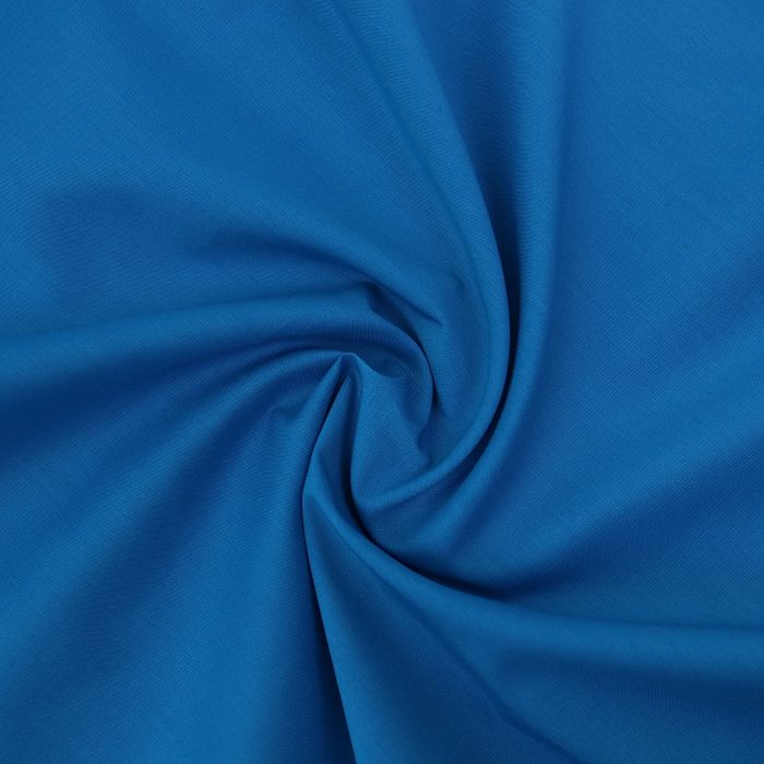 Ткань сорочечная стрейч шир.145см, цв.ярко-голубой