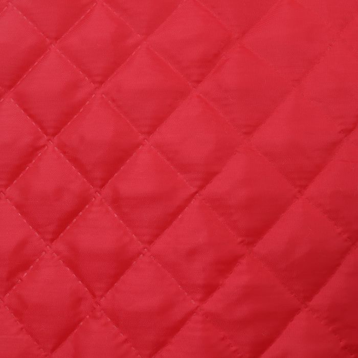 Ткань подкладочная стеганая шир.145см, цв. красный