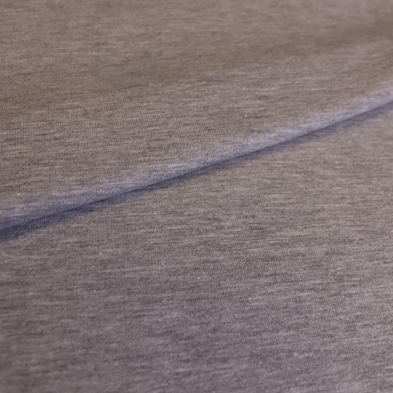 Футер 2-х нитка петля компакт пенье шир.180см, серый меланж