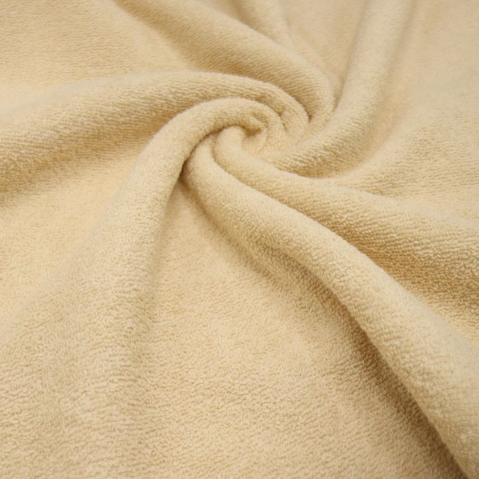 Ткань махровая шир.155см,цвет св.песочный