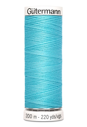 Нитки Guetermann 200м, цвет 028,бирюзово-голубой